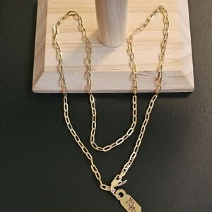 14k Gold Necklace 22 Inch